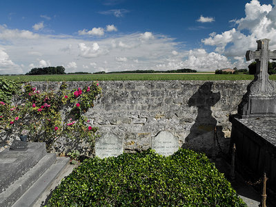 The graves of Vincent and Theo van Gogh in Auvers-sur-Oise.