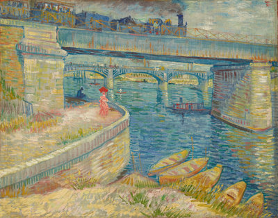 Vincent van Gogh, Bridges Across the Seine at Asnières, 1887, Emil Bührle Collection, on long-term loan at the Kunsthaus Zürich