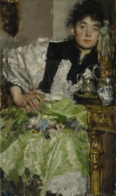 Painting: Lost in Thought by Antonio Mancini