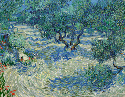 Vincent van Gogh, Olive Trees, June 1889. Collection: The Nelson-Atkins Museum of Art, Kansas City, Missouri.