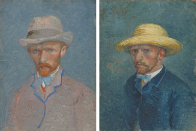 Two portraits of the same size have been reexamined to define if it is a Self-portrait or a Portrait of Theo van Gogh