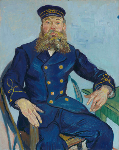 Vincent van Gogh, Postman Joseph Roulin, 1888, Museum of Fine Arts, Boston (Gift of Robert Treat Paine). Photo: © Museum of Fine Arts, Boston