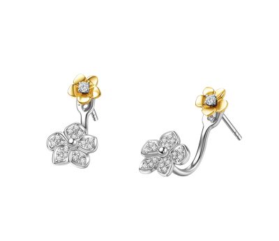 CTS Amandelbloesem oorbellen