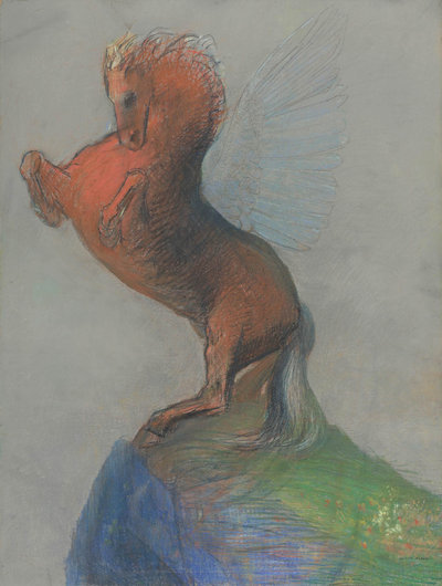 Odilon Redon, The summit, 1894, Van Gogh Museum, Amsterdam (State of the Netherlands)