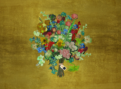 Bloemenboeket 50-jarig jubileum Van Gogh Museum