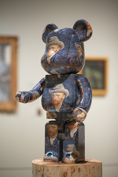 BE@RBRICK x Van Gogh Museum Zelfportret met grijze vilthoed