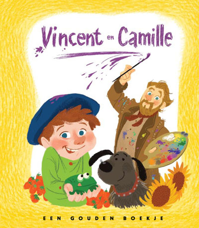 De cover van het Gouden Boekje 'Vincent en Camille'