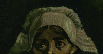 Detail uit: Vincent van Gogh, 'De aardappeleters', 1885.