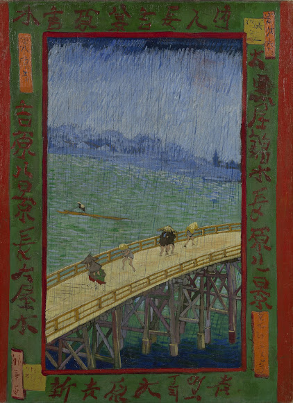 Vincent van Gogh - Bridge in the Rain (after Hiroshige Vincent van Gogh - Bridge in the Rain (after Hiroshige